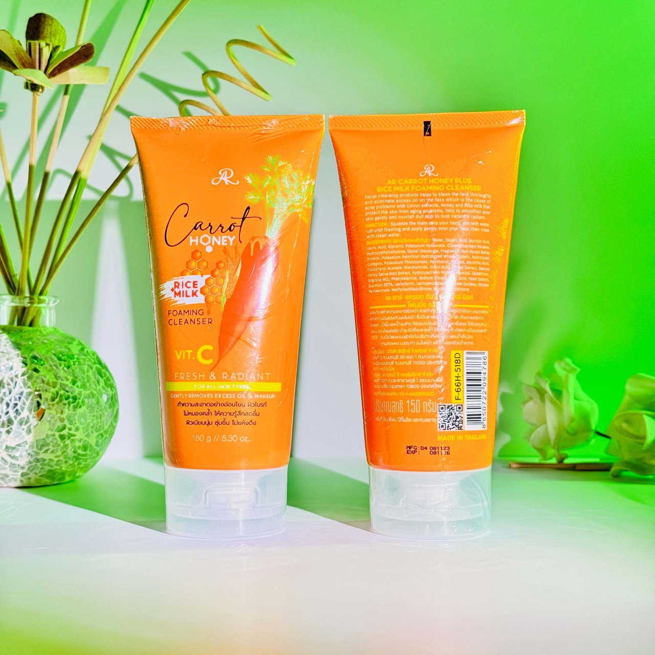 AR Carrot Honey Foaming Cleanser